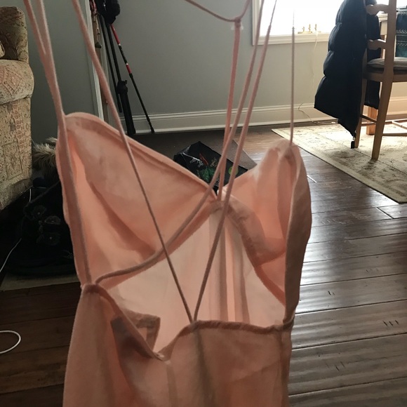 baby pink silk dress kendall and kylie - Picture 3 of 4